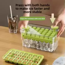 One Click Ice Cube Tray